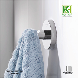 Show details for GROHE ESSENTIALS ROBE HOOK BATHROOM ACCESSORY Picture of GROHE ESSENTIALS ROBE HOOK BATHROOM ACCESSORY